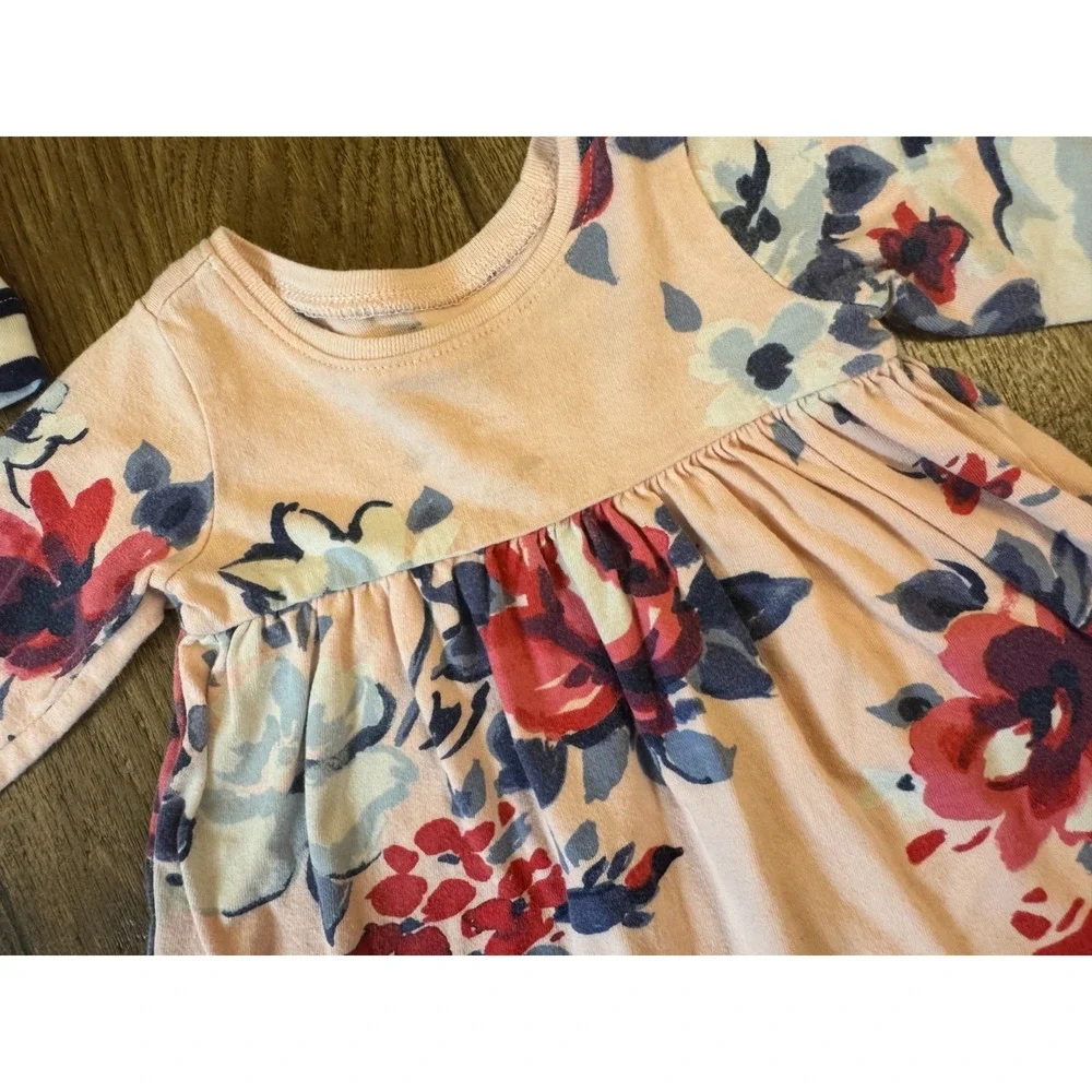 Old Navy Baby Girl Fall Dresses 0/3 Months Long‎ Sleeved Lot Outfits Bundle